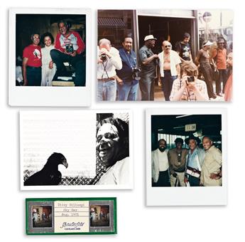 (ENTERTAINMENT--MUSIC.) Archive of photographs, negatives, and slides taken or developed by Dizzy Gillespie.
